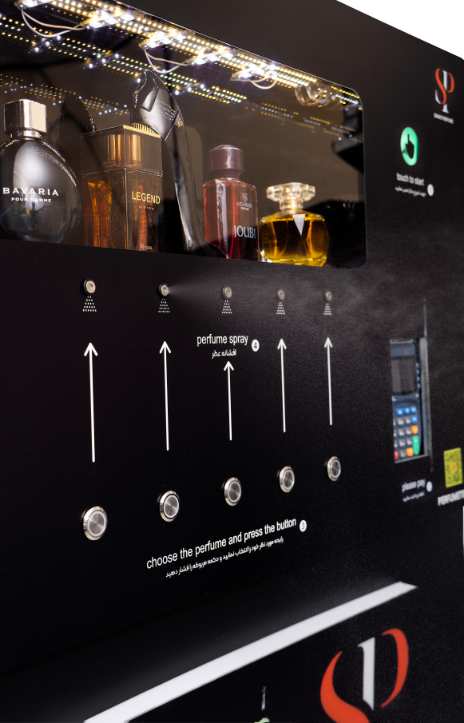 دستگاه وندینگ ماشین عطر افشان (فروش خودکار عطر بصورت اسپری)